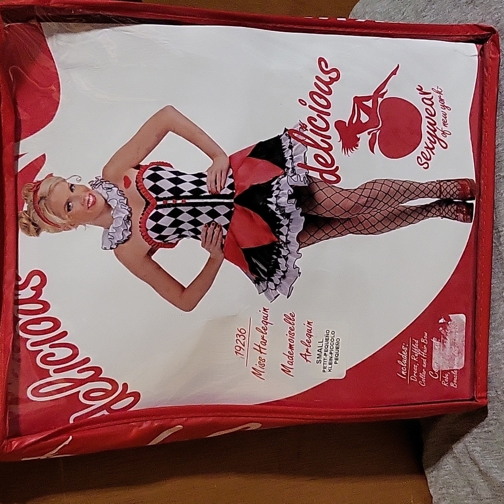 Womens "Miss Harlequin" Costume